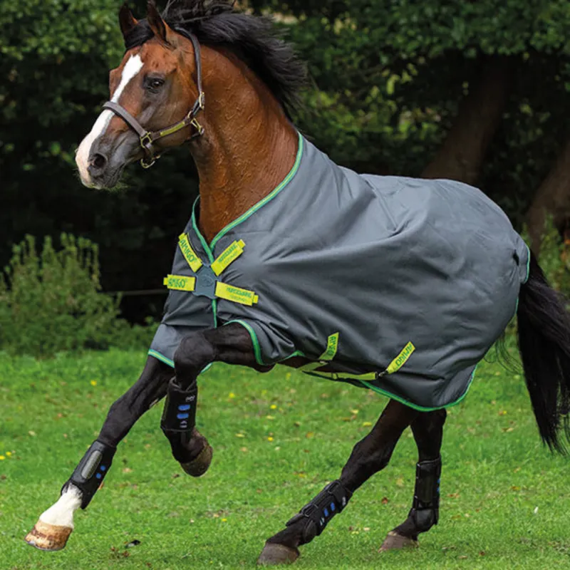 Horseware Amigo Hero 900 0g Lightweight Turnout Rug Grey/Green/